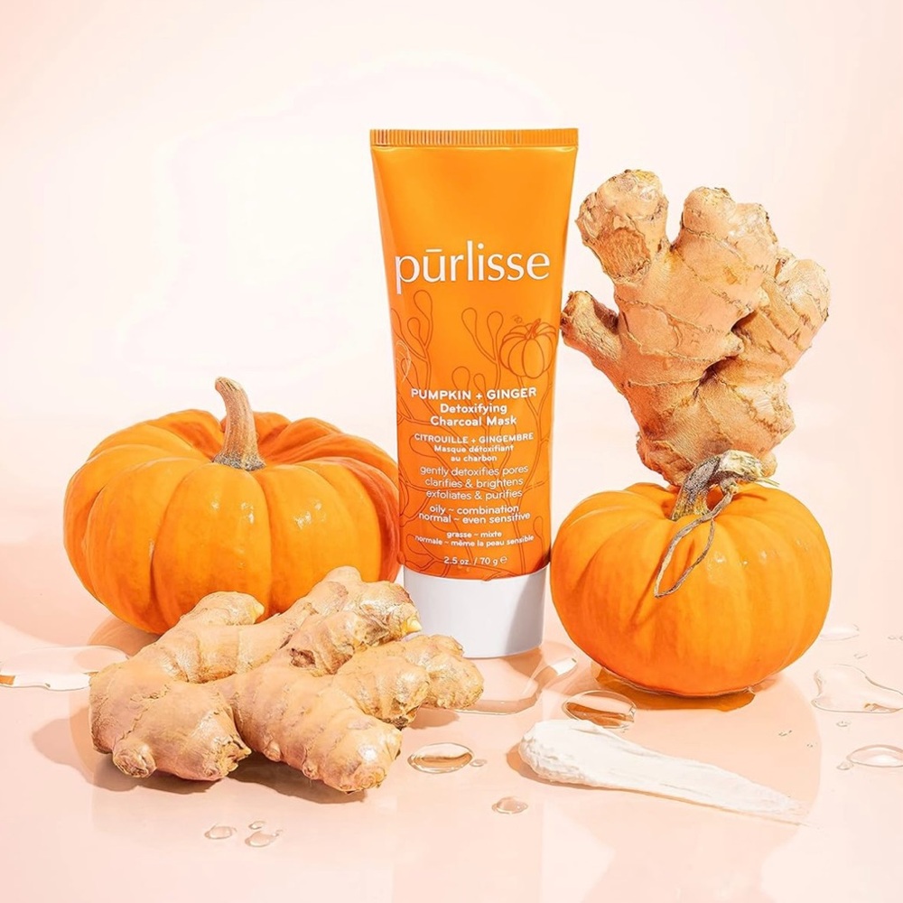 BRAND NEW - 2-Pack Face Pumpkin + Ginger Mask & Watermelon Peel from Pūrlisse - Picture 4 of 16